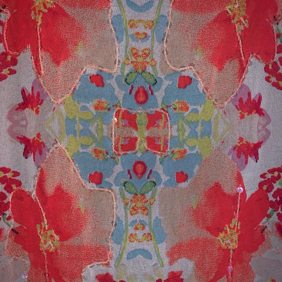 “HAPPY DAZE” 🌸🌞 Multi-Color Floral Shirt - Picture 5 of 5